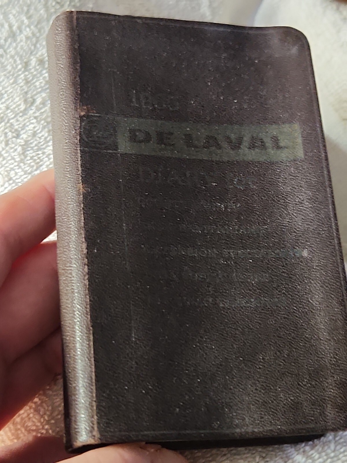 Antique 1965 De Laval Diary&Farmer Handbook Calendar Cream Separator Milkers Vtg
