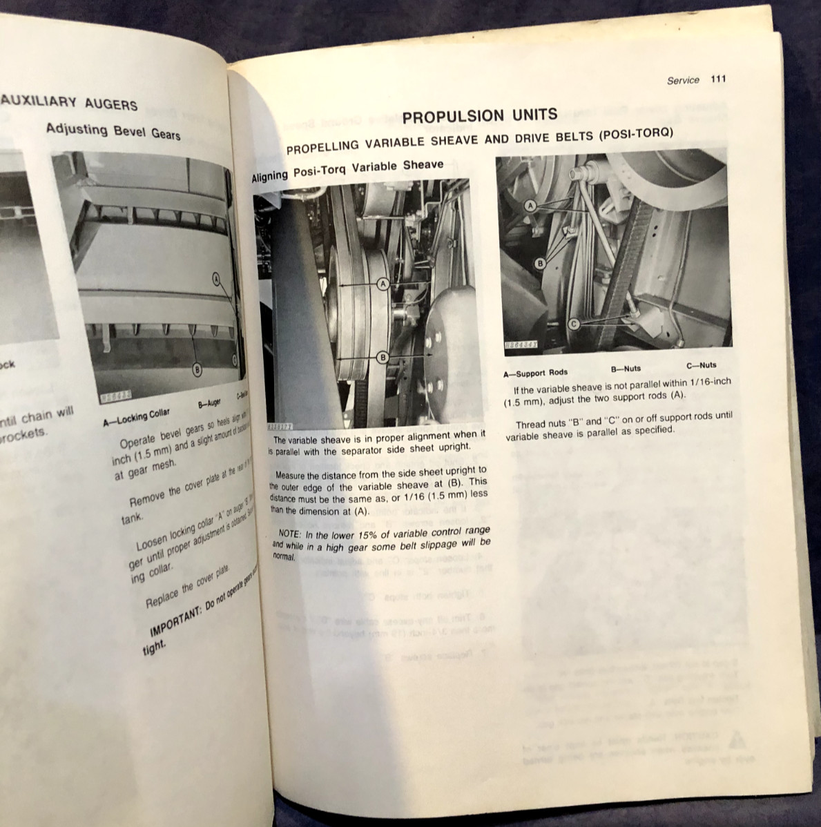John Deere 6600,7700 Combines OMH86806 Operator&rsquo;s Manual