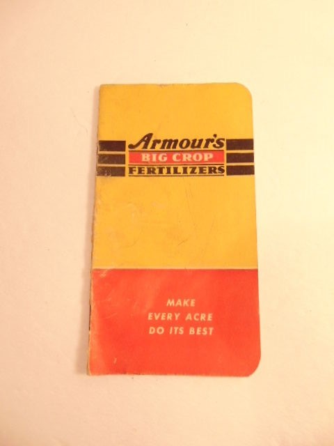 1948-1948 promotional notebook for Armour Fertilizers