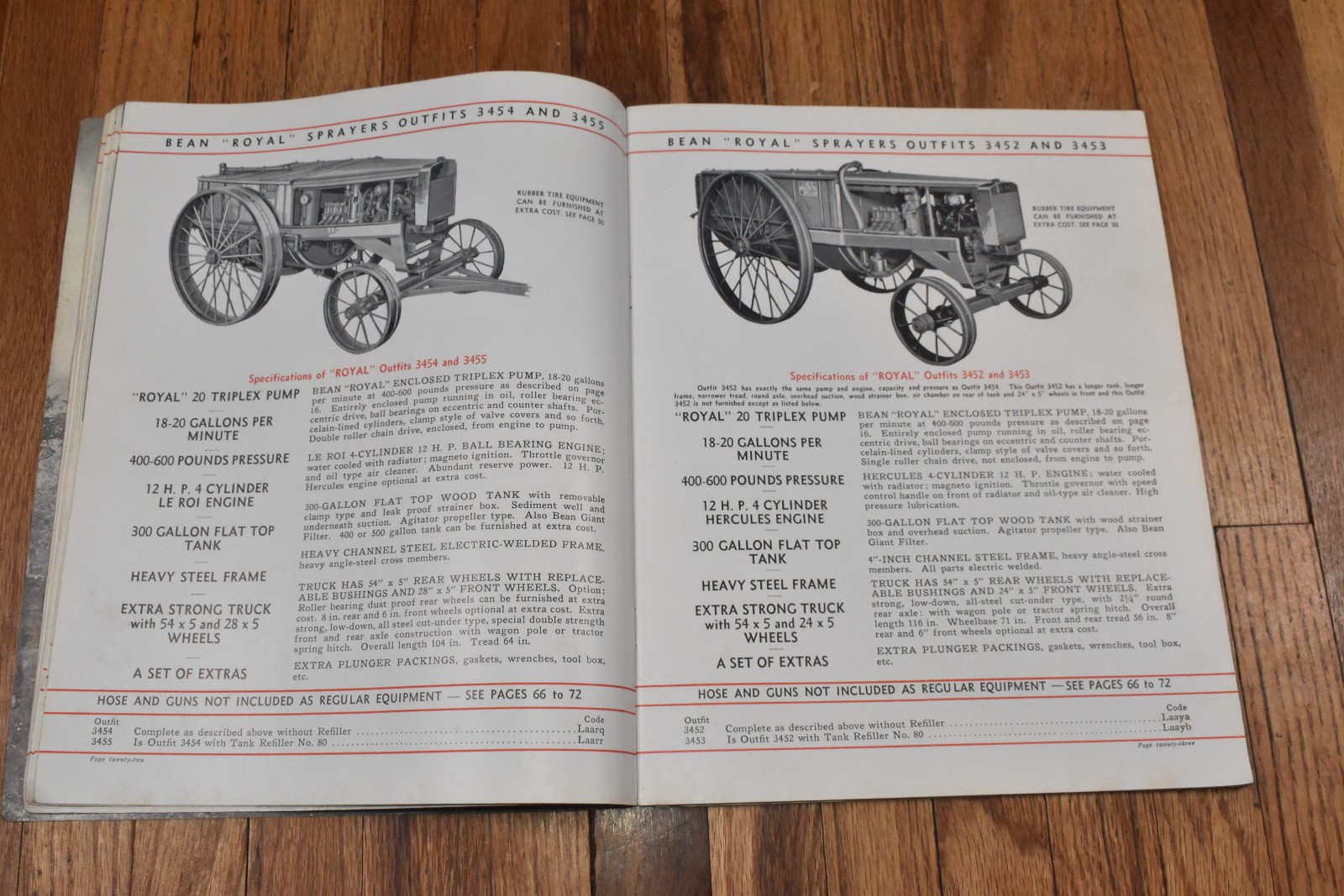 Vintage 1930s John Bean Mfg Farm Tractor Equipment L-300 Sales Catalog