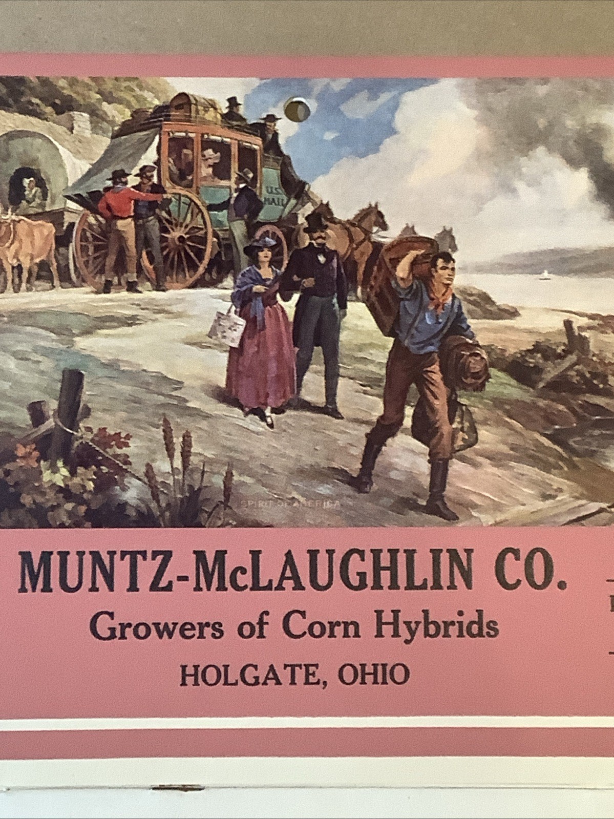 1946 Muntz-McLaughlin Co. Farm Inventory Calendar Holgate OH INV-P0801