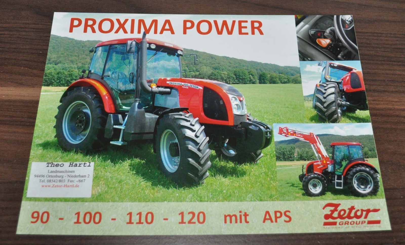 Zetor Proxima Power 90 100 110 120 Tractor Specification Brochure Prospekt