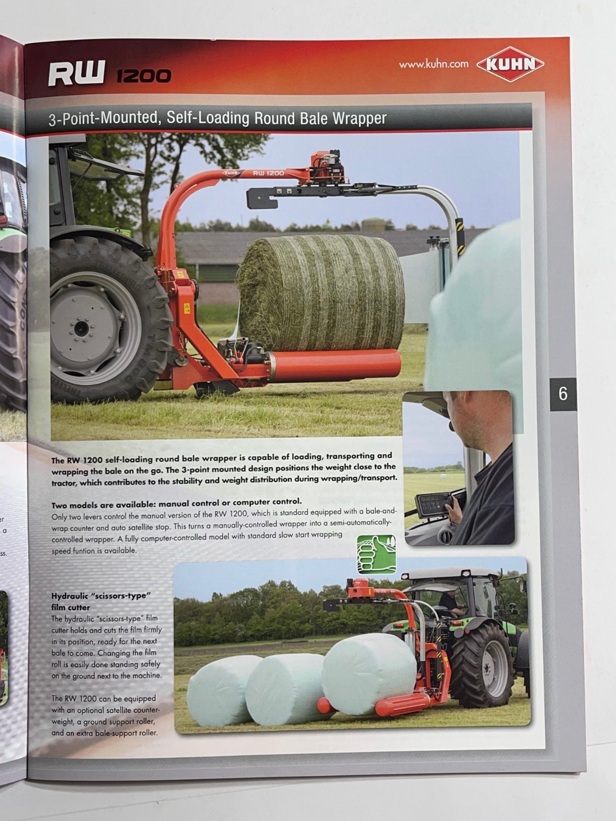 Kuhn Round and Square Bale Wrappers Sales Brochure *Showroom Booklet*