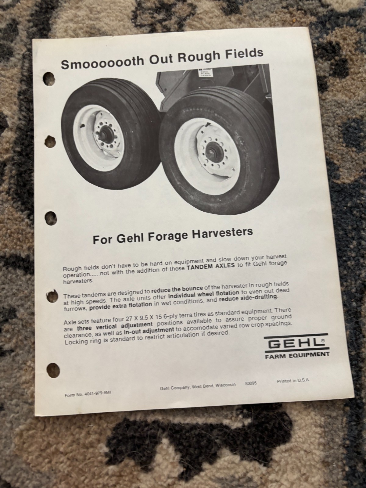 Gehl Forage Harvesters Brochure FCCA25
