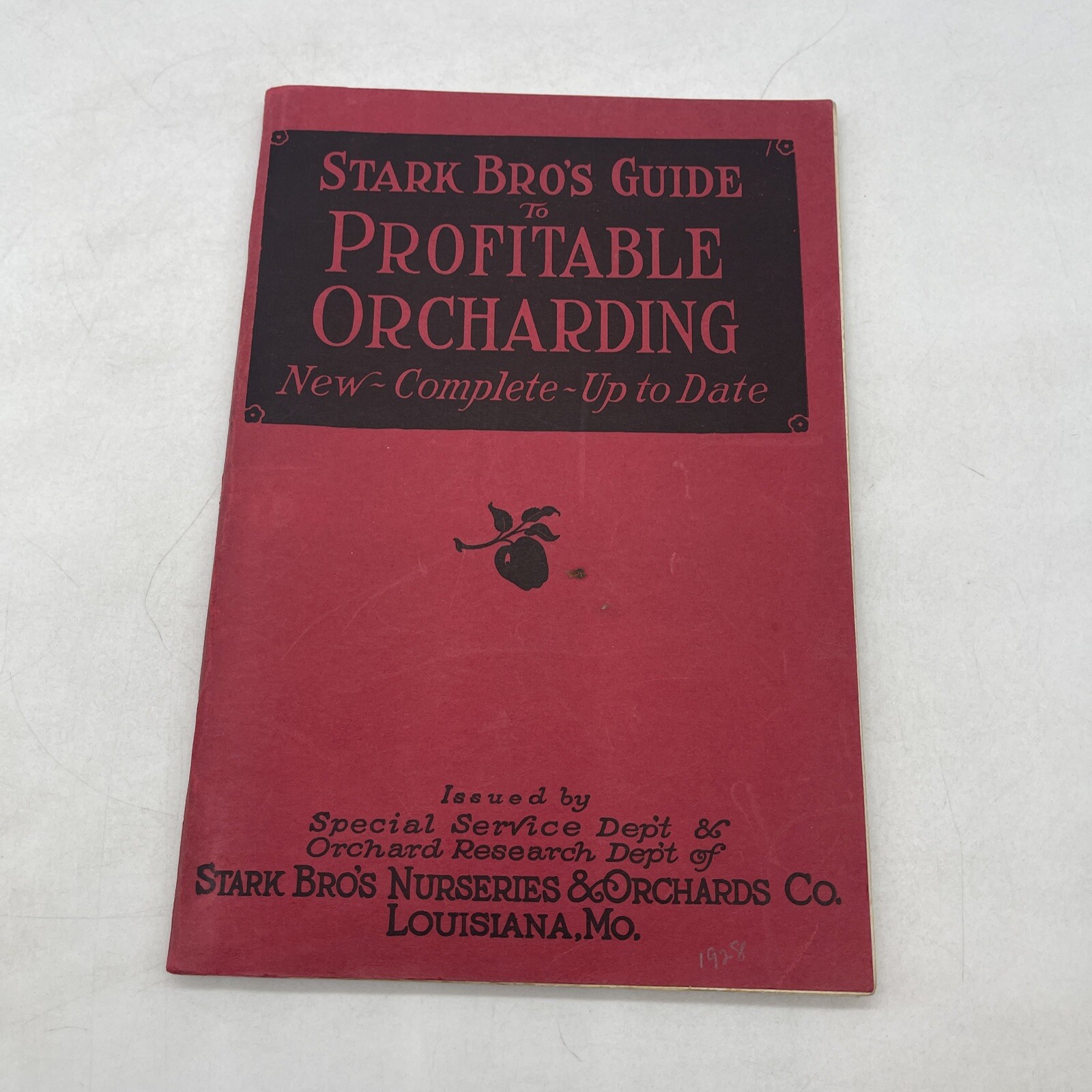 1928 Stark Bro&rsquo;s Guide to Profitable Orcharding 128 Pages of Info and Pictures