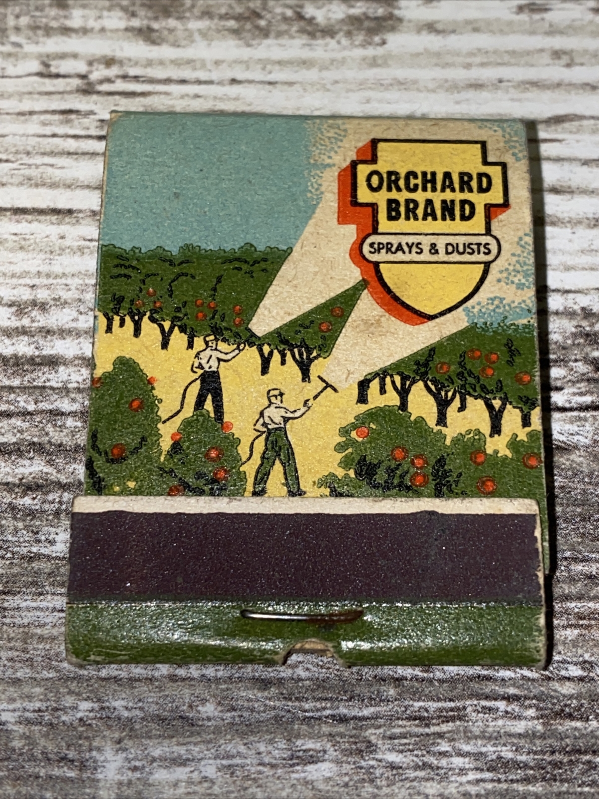 Vintage Orchard Brand Sprays & Dust Matchbook General Chemical Company