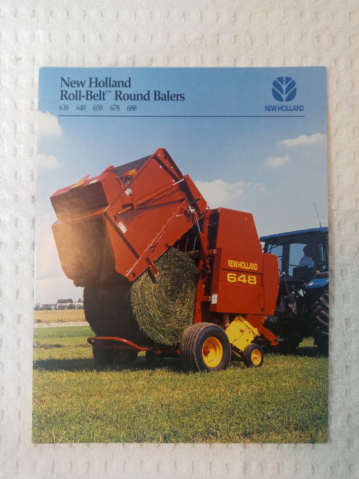 New Holland Round Baler Skid Steer Windrower Assorted Sales Brochures Lot Of 9