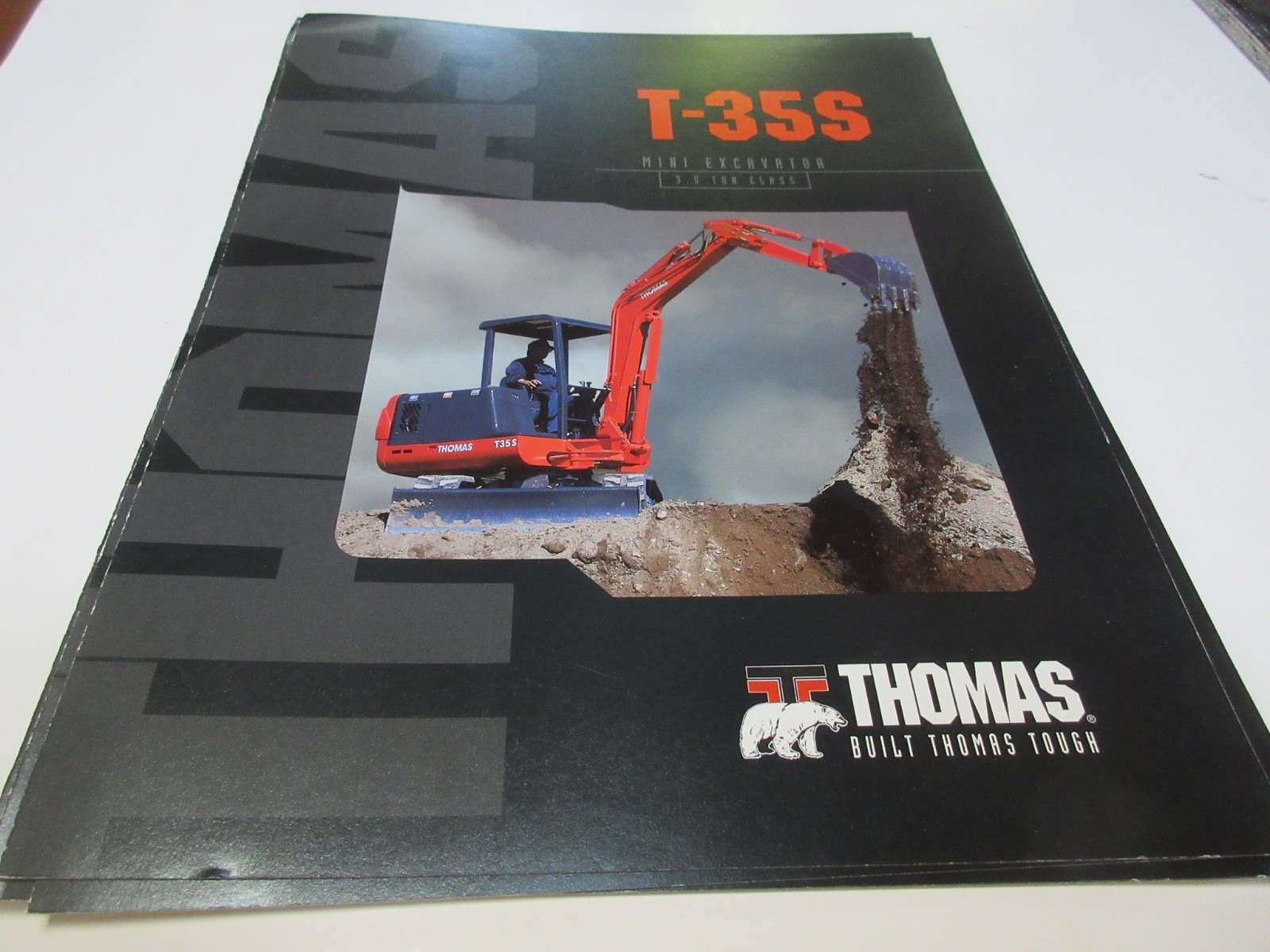 Thomas T-35S Excavator Brochure 4 pages