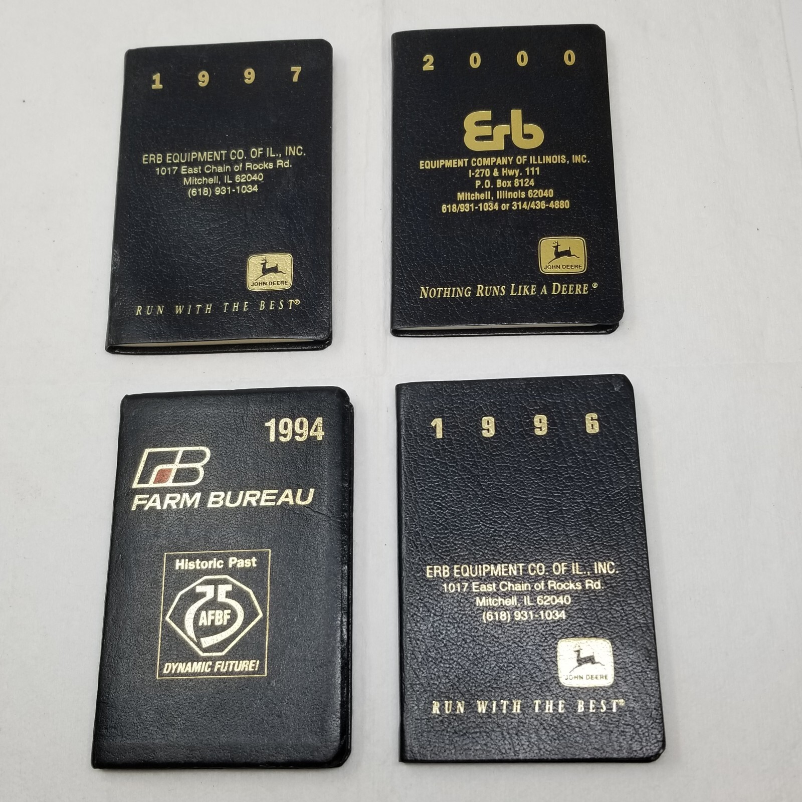 American Farm Bureau Federation Notebooks 1990s Set of 4 Notes Receipts