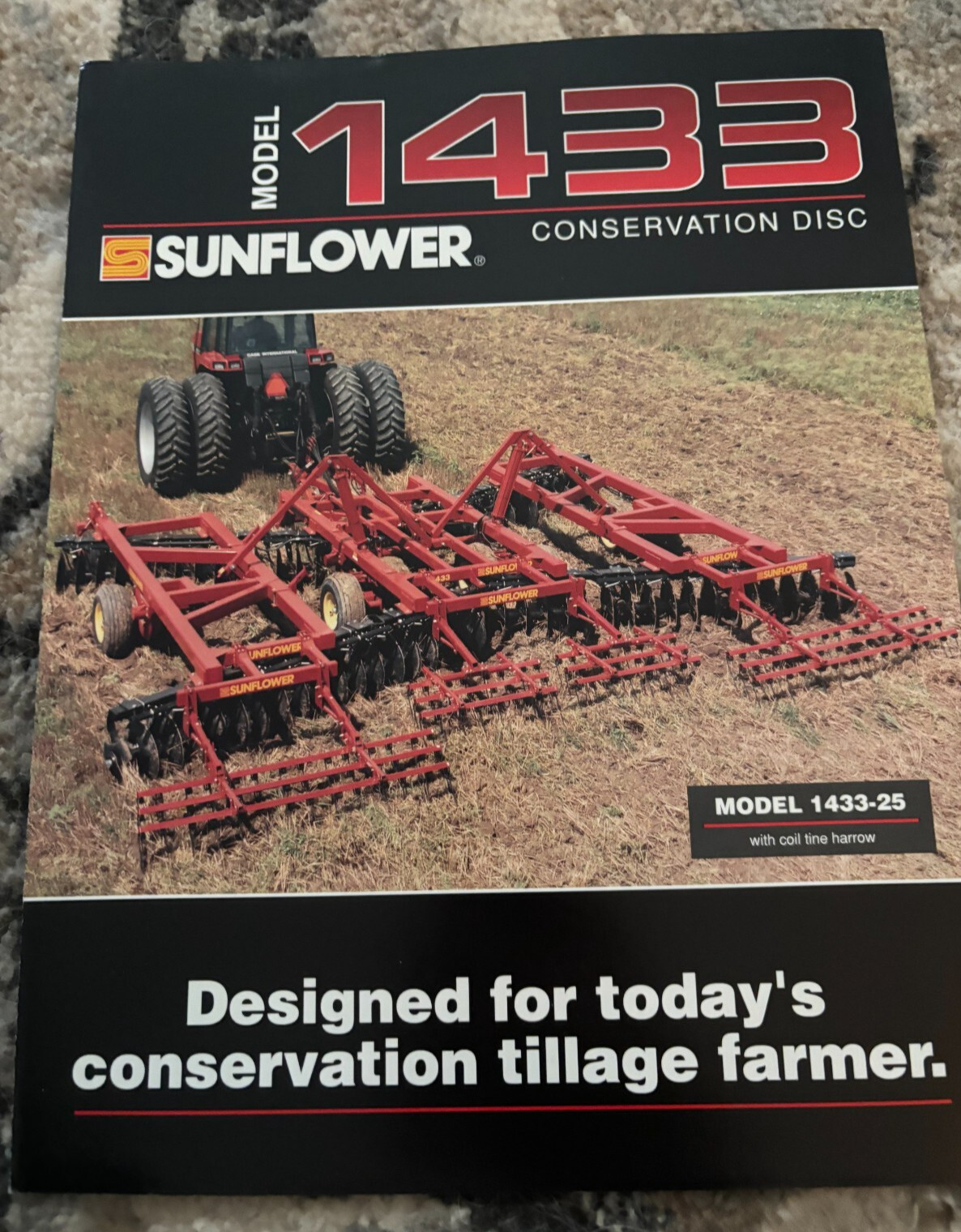 Sunflower 1433 Conservation Disc Brochure FCCA25