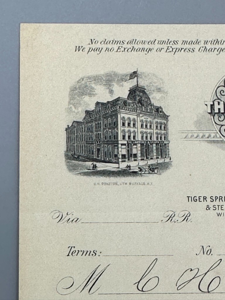 1889 KALAMAZOO Michigan IRON WORKS Lawrence Chapin PLOW FARM Antique ADVERTISING