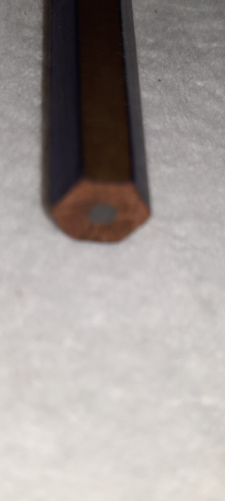LONG FERRULE « Sherman Hatchery – Phone 1105 » Gold & Black Unused Wood Pencil