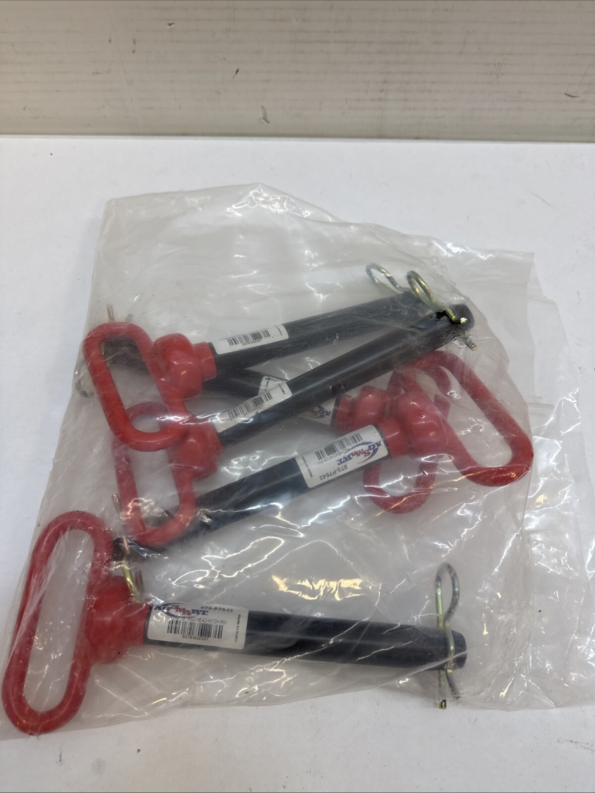7/8&Prime; x 6-1/2&Prime; Red Head Hitch Pin 873-P7542 Qty 5