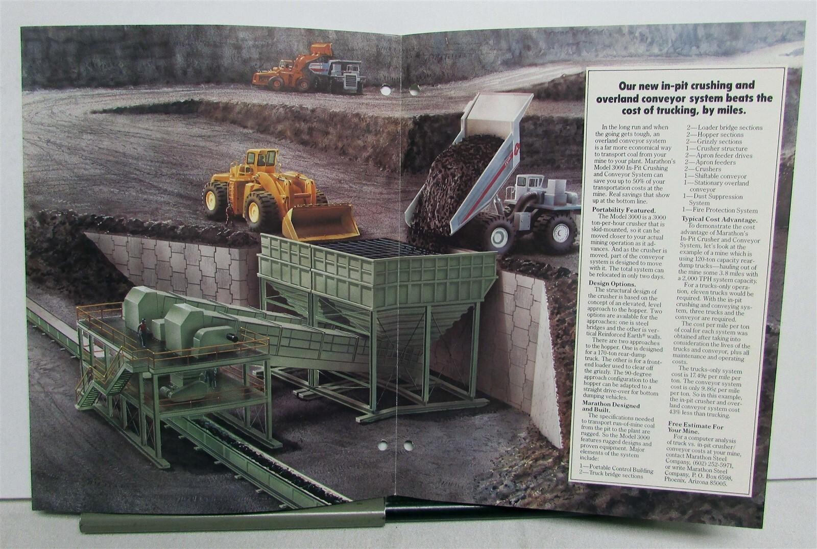 1983 Marathon Steel Crushes Coal Costs In Pit Crushing Conveyor Sales Folder
