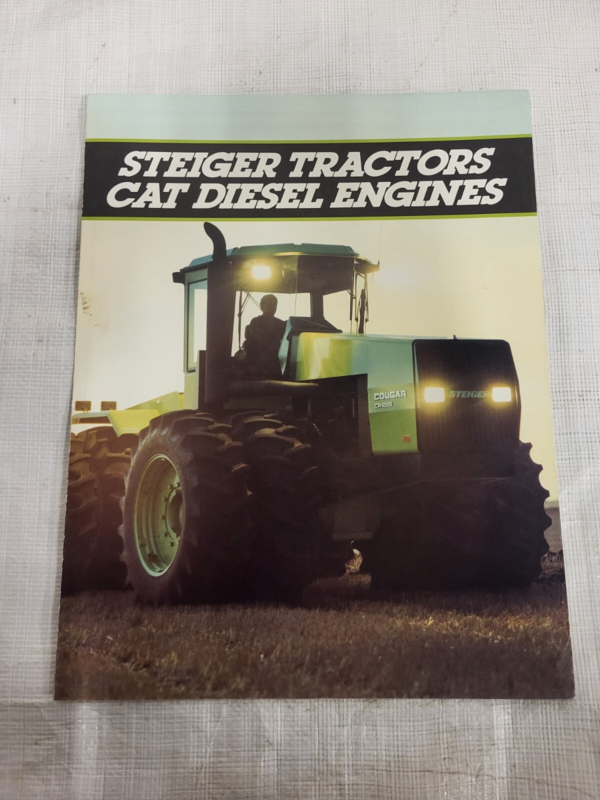 Original Steiger Cat Diesel Engines Tractor Brochure