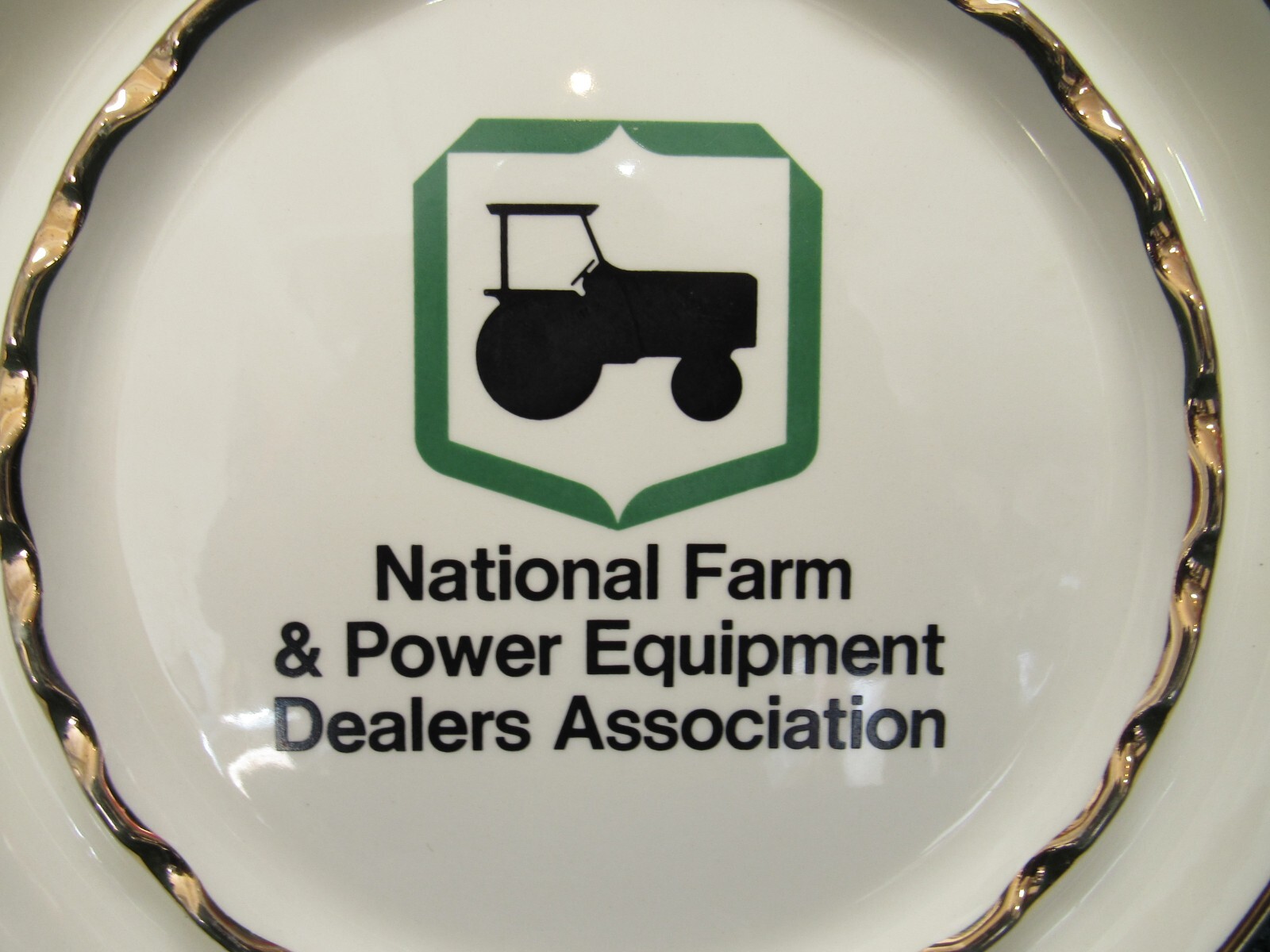 National Farm & Power Equipment Dealers Association Plate Ashtray – 9 Inch