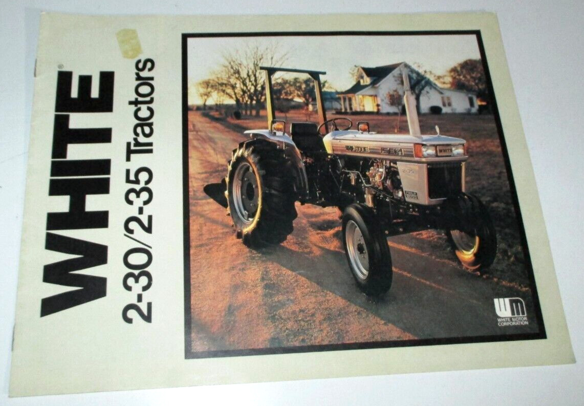 WFE White 2-30 & 2-35 Tractor Sales Brochure Literature Ad Advertising ORIGINAL!