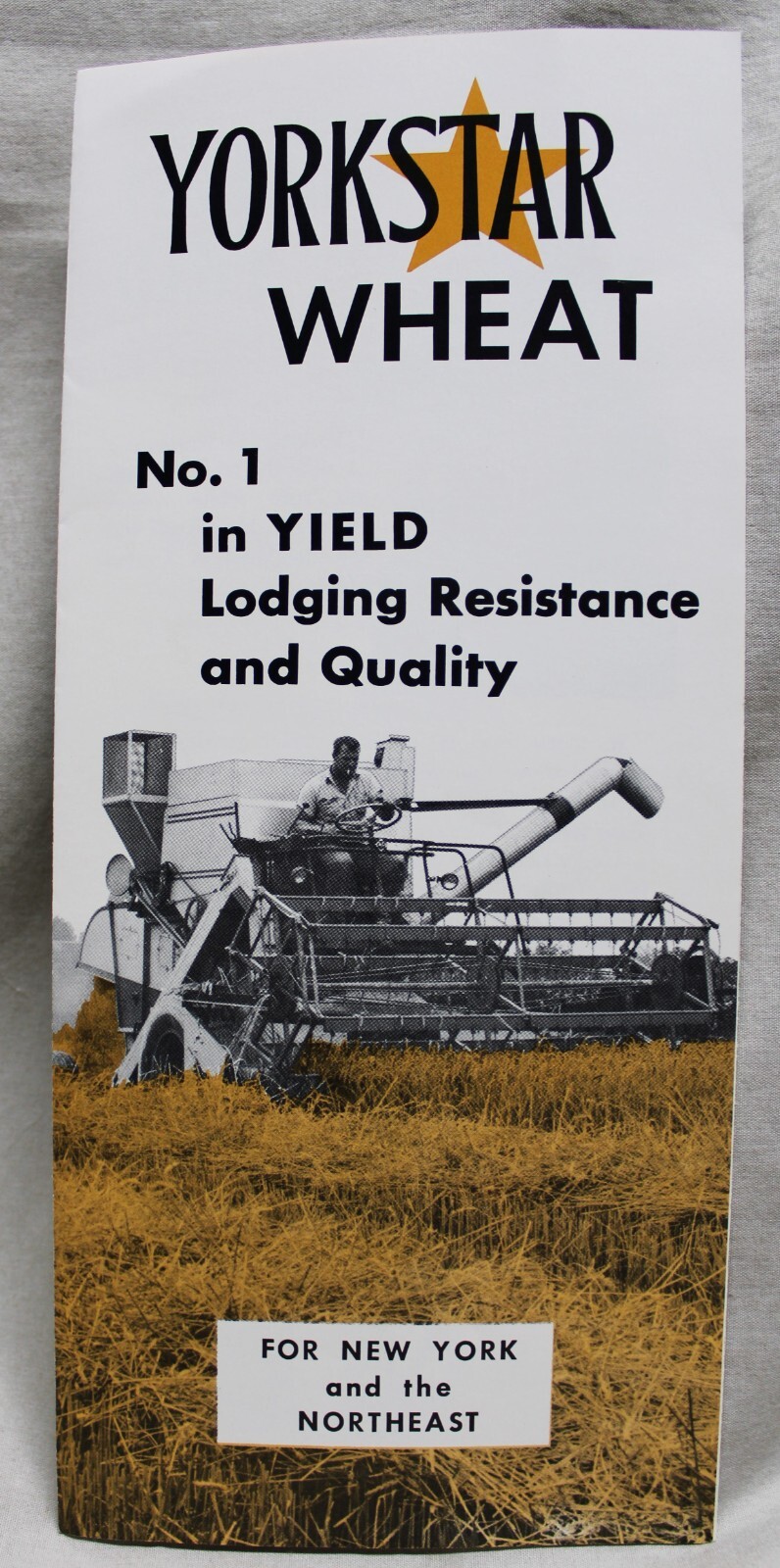 YORKSTAR WHEAT FARMING AGRICULTURE ADVERTISING SALES BROCHURE 1968 VINTAGE