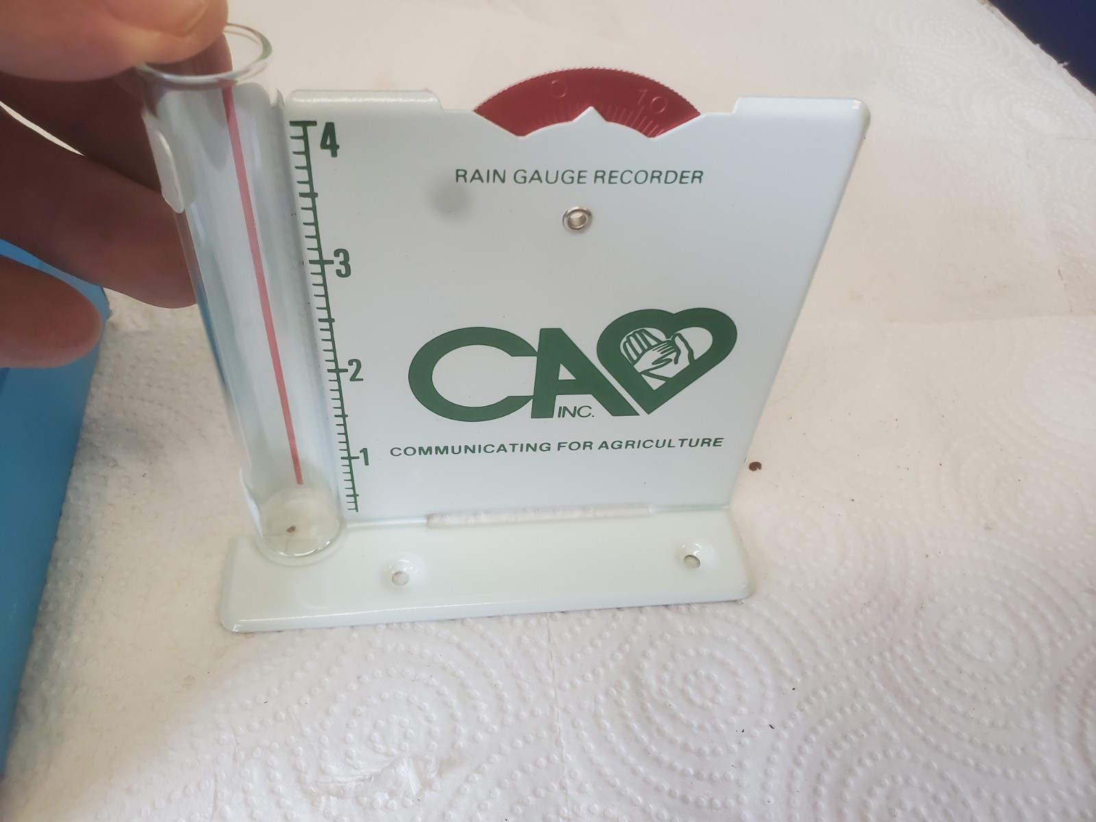 Metal Rain Guage CA Inc Communicating For Agricultural Glass Tube