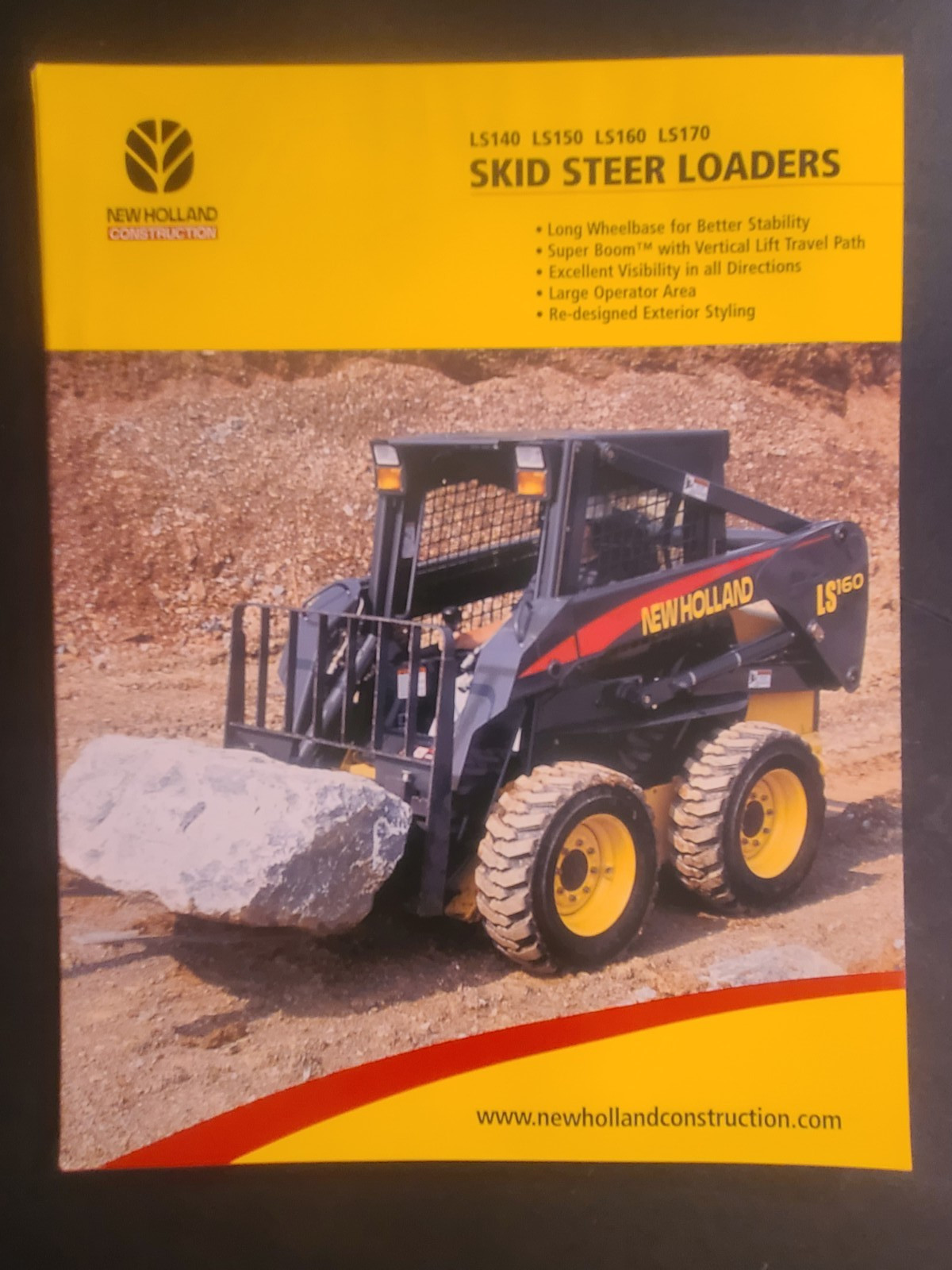 2005 New Holland Skid Steer Product Brochure Pamphlet LS140 LS150 LS160 LS170