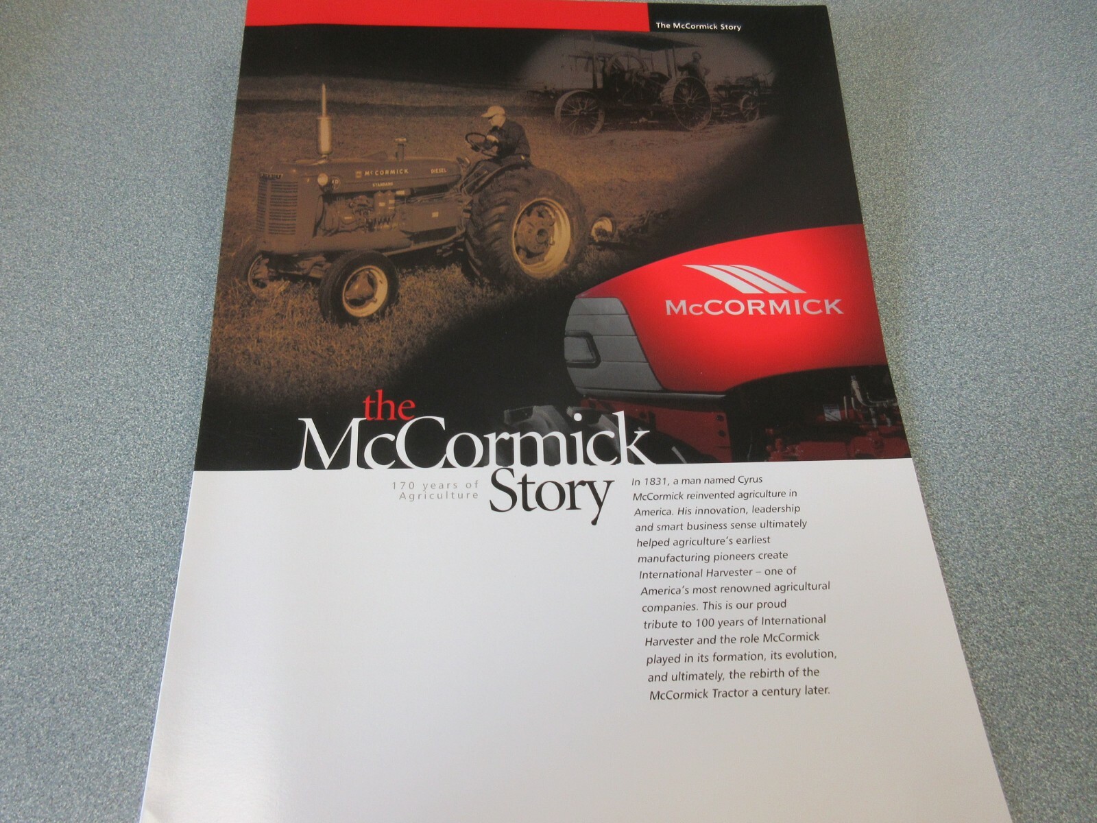 McCormick Story Brochure 4 Page