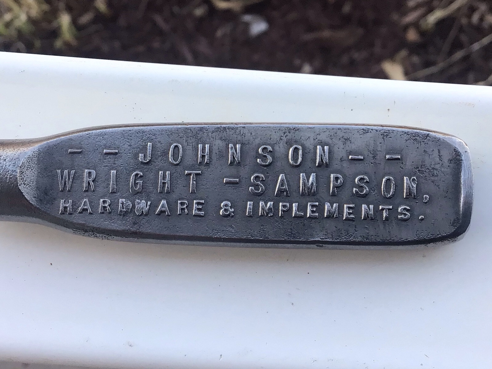 Vintage Screwdriver Johnson Wright Sampson Implements Belmond Iowa Advertising