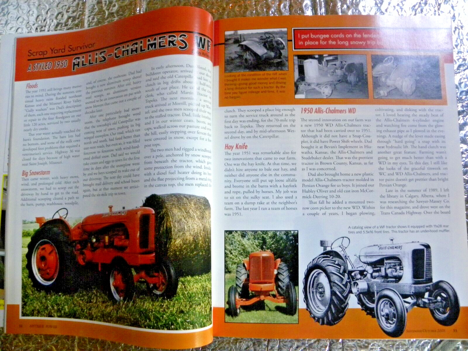 ANTIQUE POWER Magazine September October 2008 1918 Flour City Junior