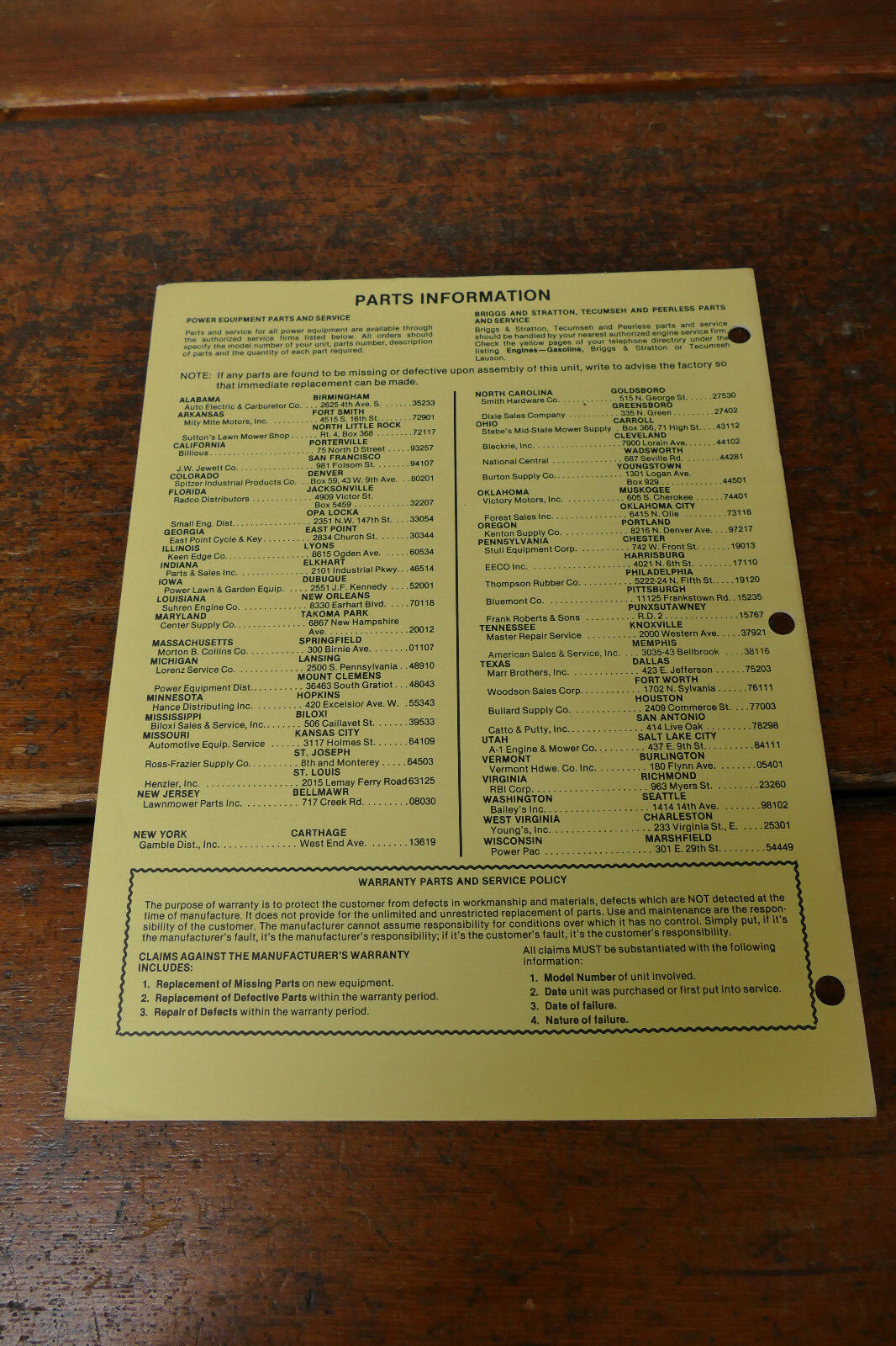 1980s Coast to Coast Owner&rsquo;s Manual 4HP 21” Self Propelled Lawn Mower 481-3200