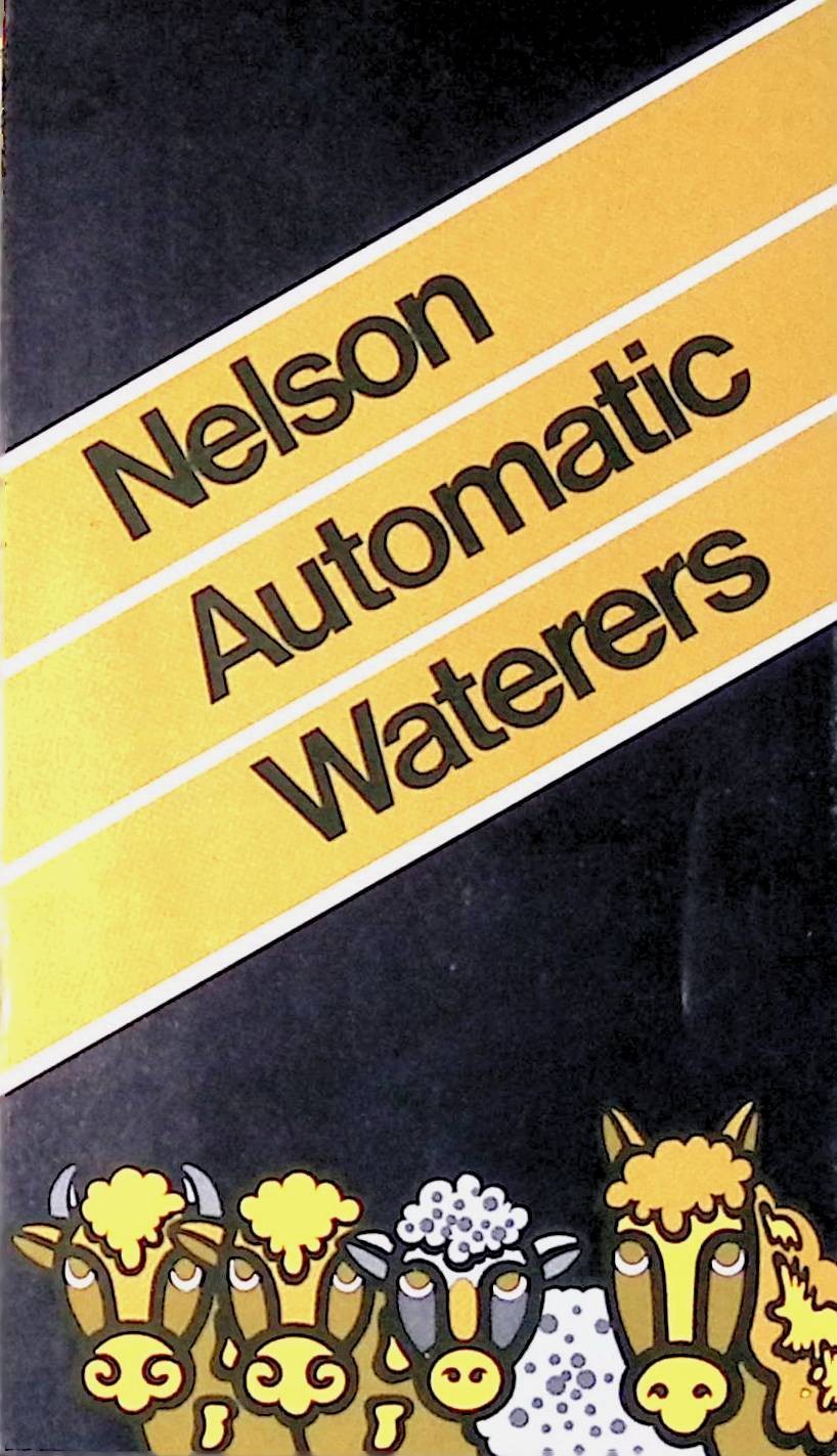 Vintage Farm Machinery Sales Brochure Nelson 700 Series Automatic Waterers Broc
