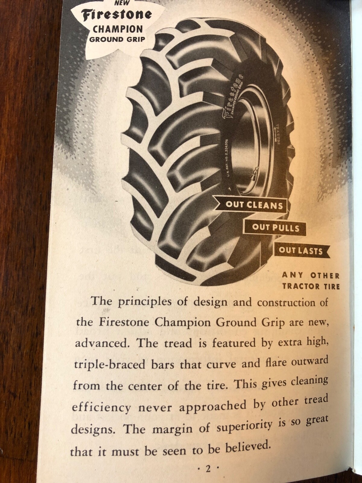 Vintage 1947-1948 FIRESTONE Farm Guide Book, Broadway Battery & Tire-Highland IL