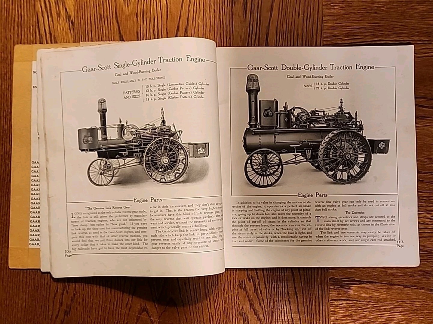Gaar Scott Engine And Thresher Tractor Sales Brochure Catalog