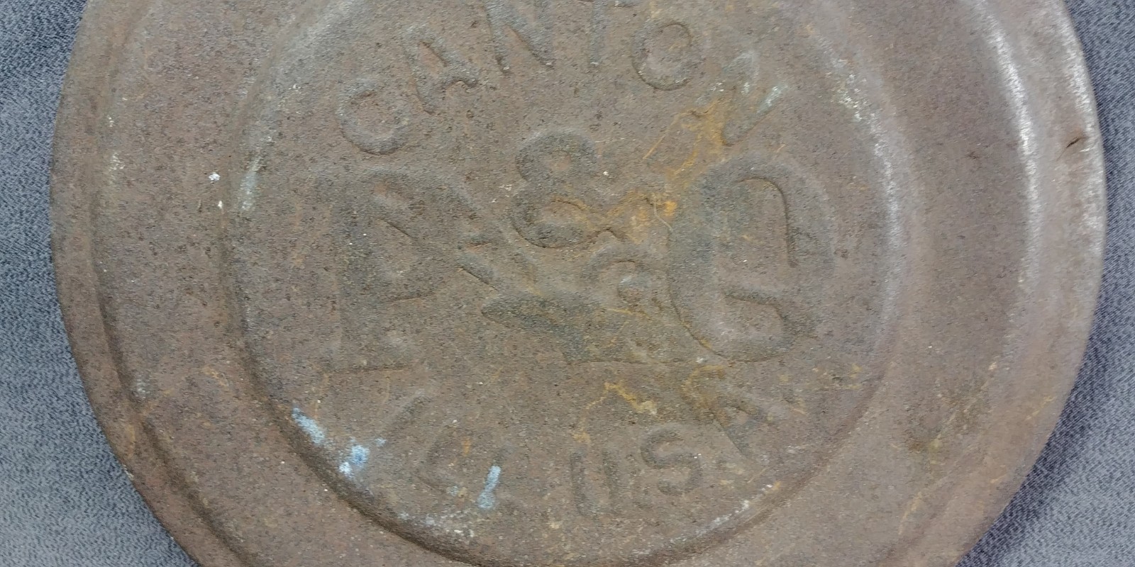 1890s Metal Top P&O Parlin & Orendorff Plow Picture Part Unknown Antique 9 3/4&Prime;