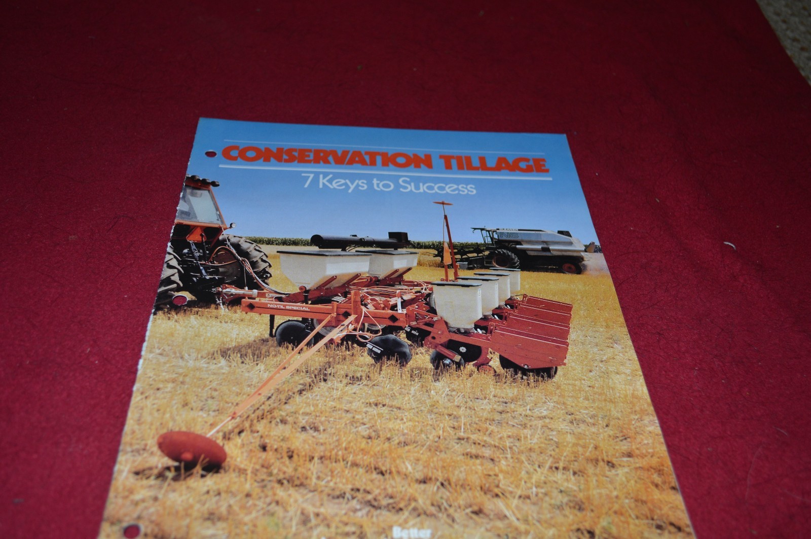 Allis Chalmers Conservation Tillage 7 Keys to Success Dealer&rsquo;s Brochure DCPA2