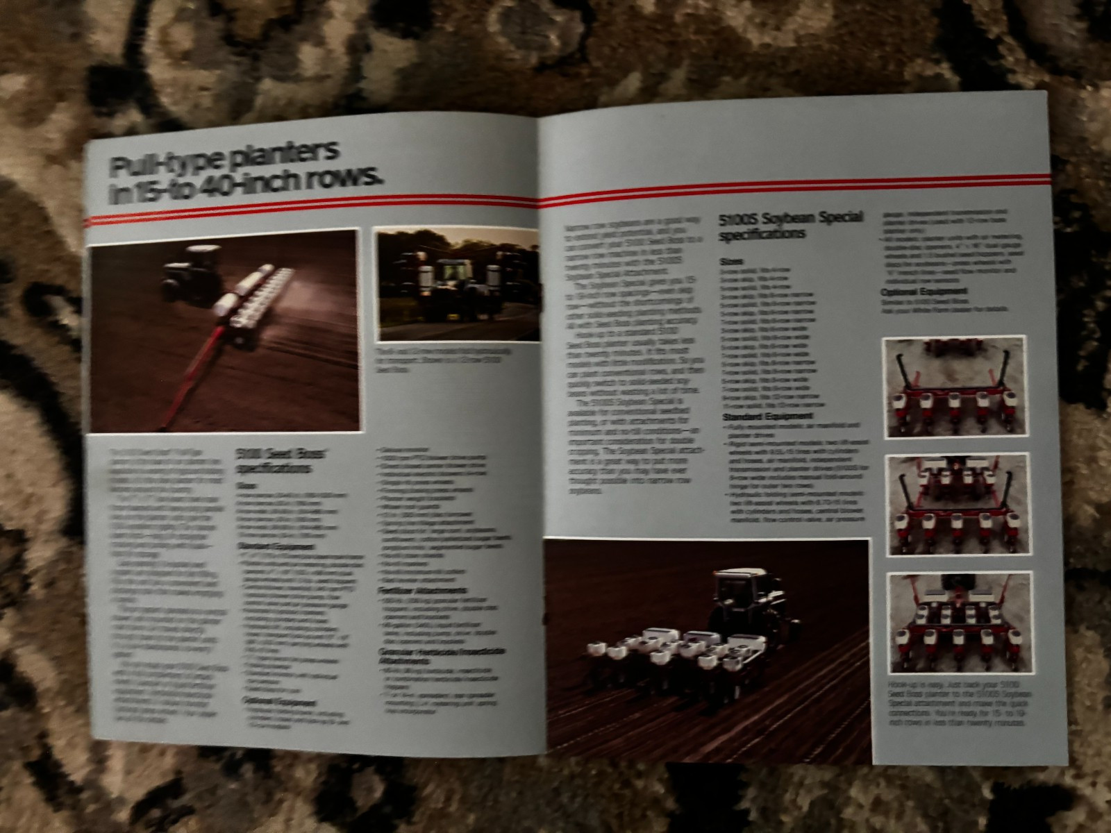 White Tractor 5100 5700 Planters For 1982 Brochure DCPA26