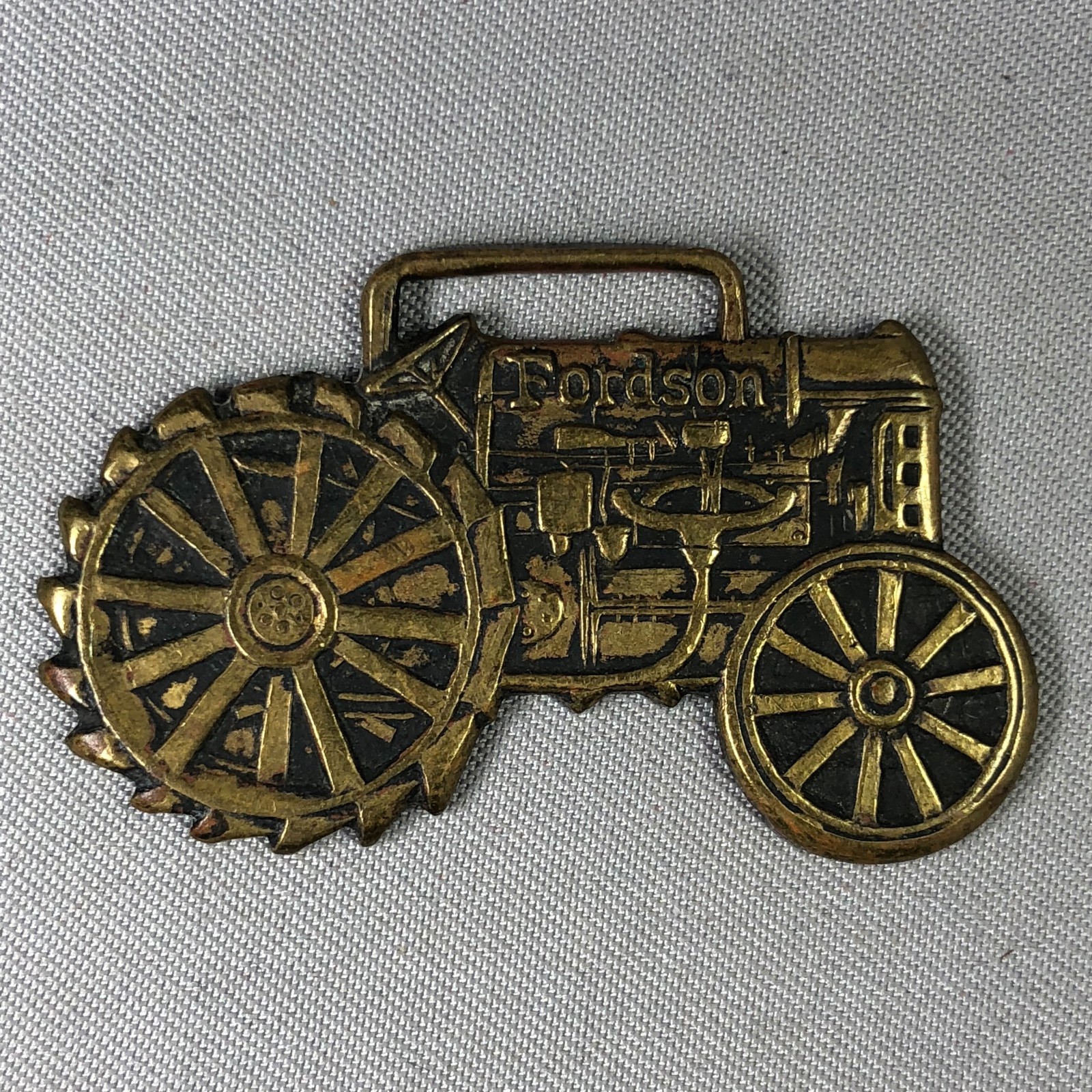 FORDSON Farm TRACTOR Advertising WATCH FOB Original ANTIQUE
