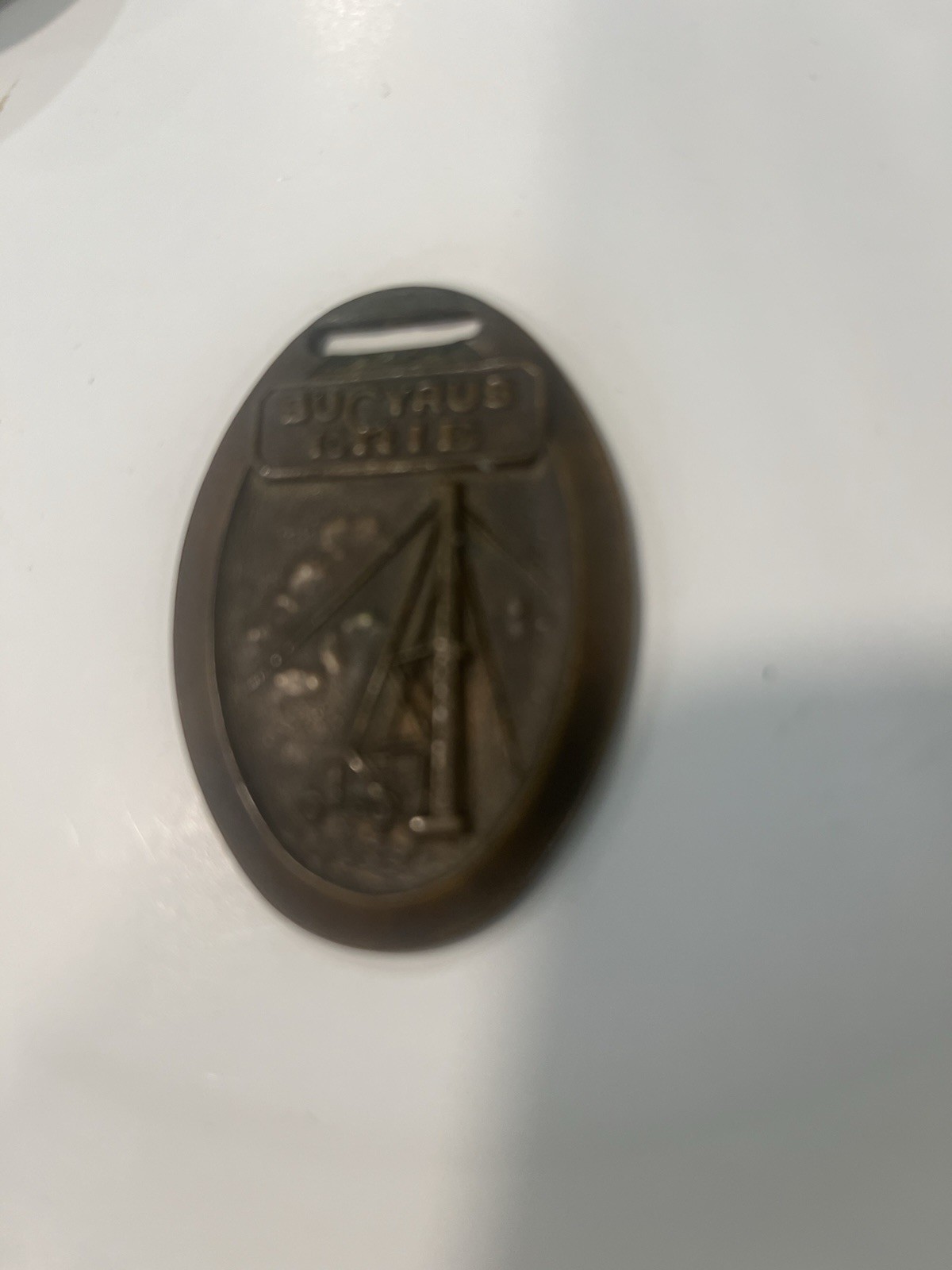 Vintage Bucyrus Erie Watch Key FOB