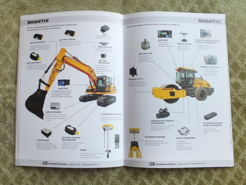 SHANTUI Trucks Bulldozer Excavator Graider Construction Equipment Brochure 2025