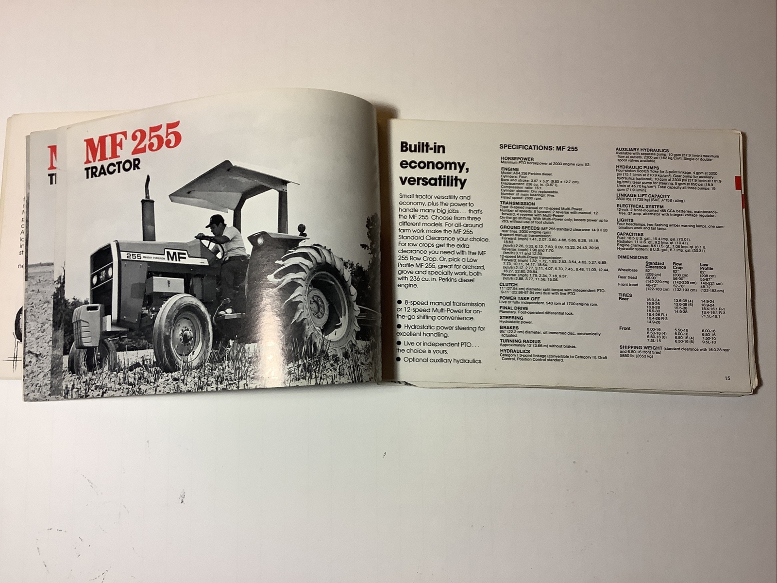 MASSEY-FERGUSON FARM MACHINERY GUIDE 1978 EDITION 212 PAGES