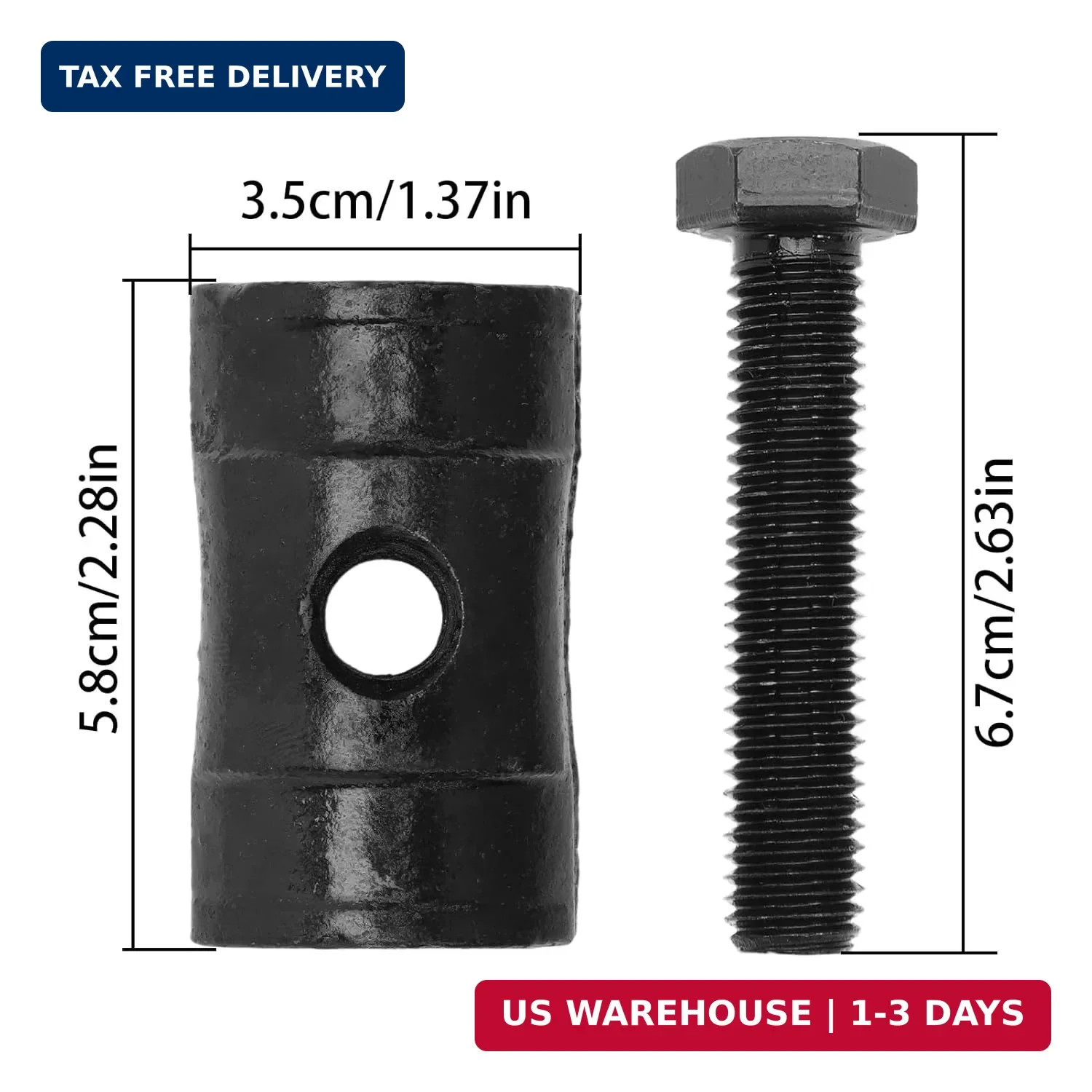2PCS Torsion Bar Key Adjuster Block Nuts with Bolts for Silverado Suburban Avala