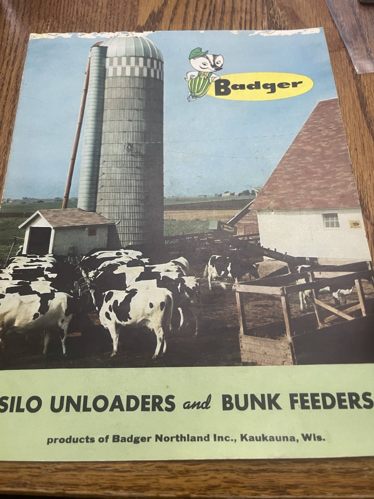 1960&rsquo;s Badger Silo Unloader & Bunk Feeders Sales Brochure dealer