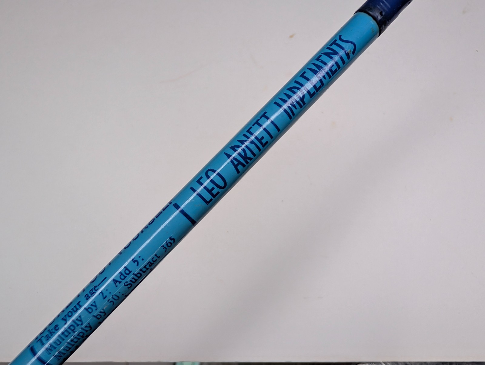 c1950s La Porte City Iowa Leo Arnett Implements Advertising Pencil Farm IA Math