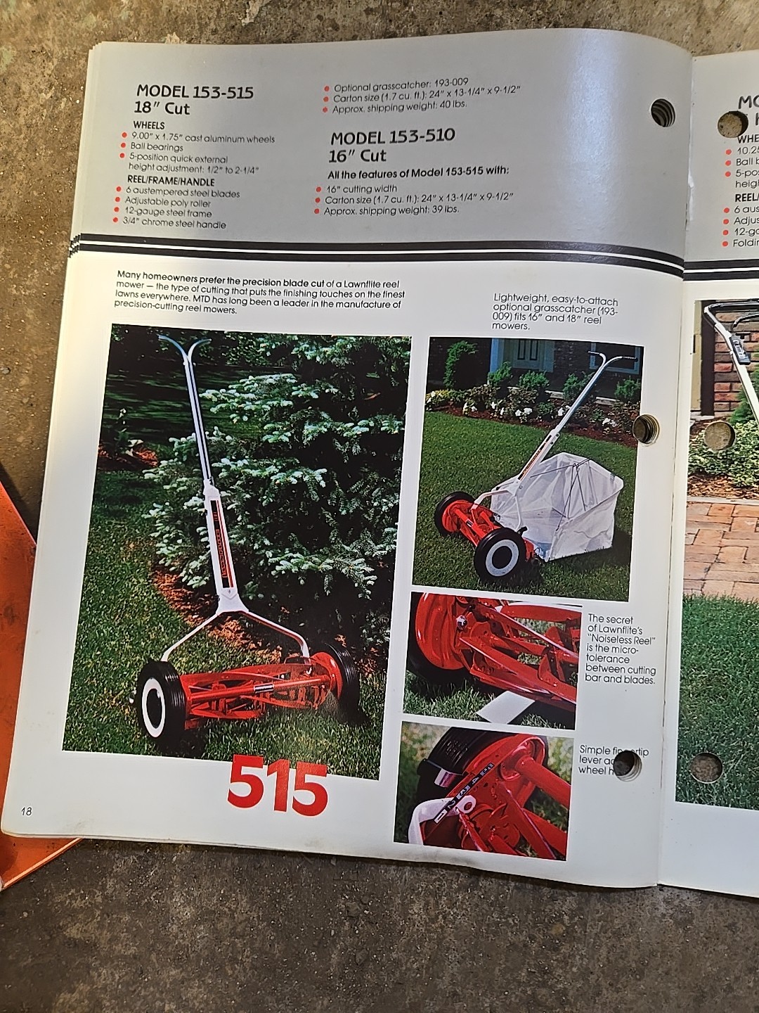 1983 MTD Lawnflite Power Mowers Brochure Catalog Point Of Sale