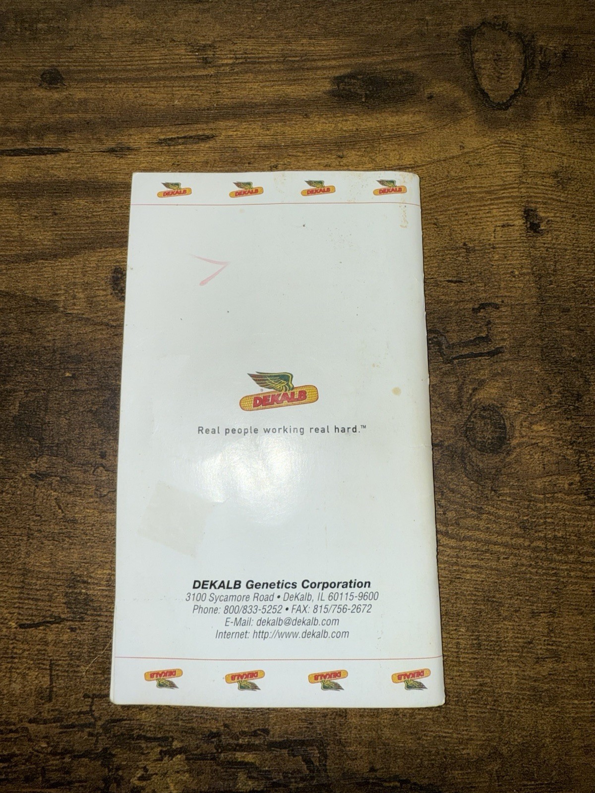 1998 Dekalb Pocket Product Guide Booklet