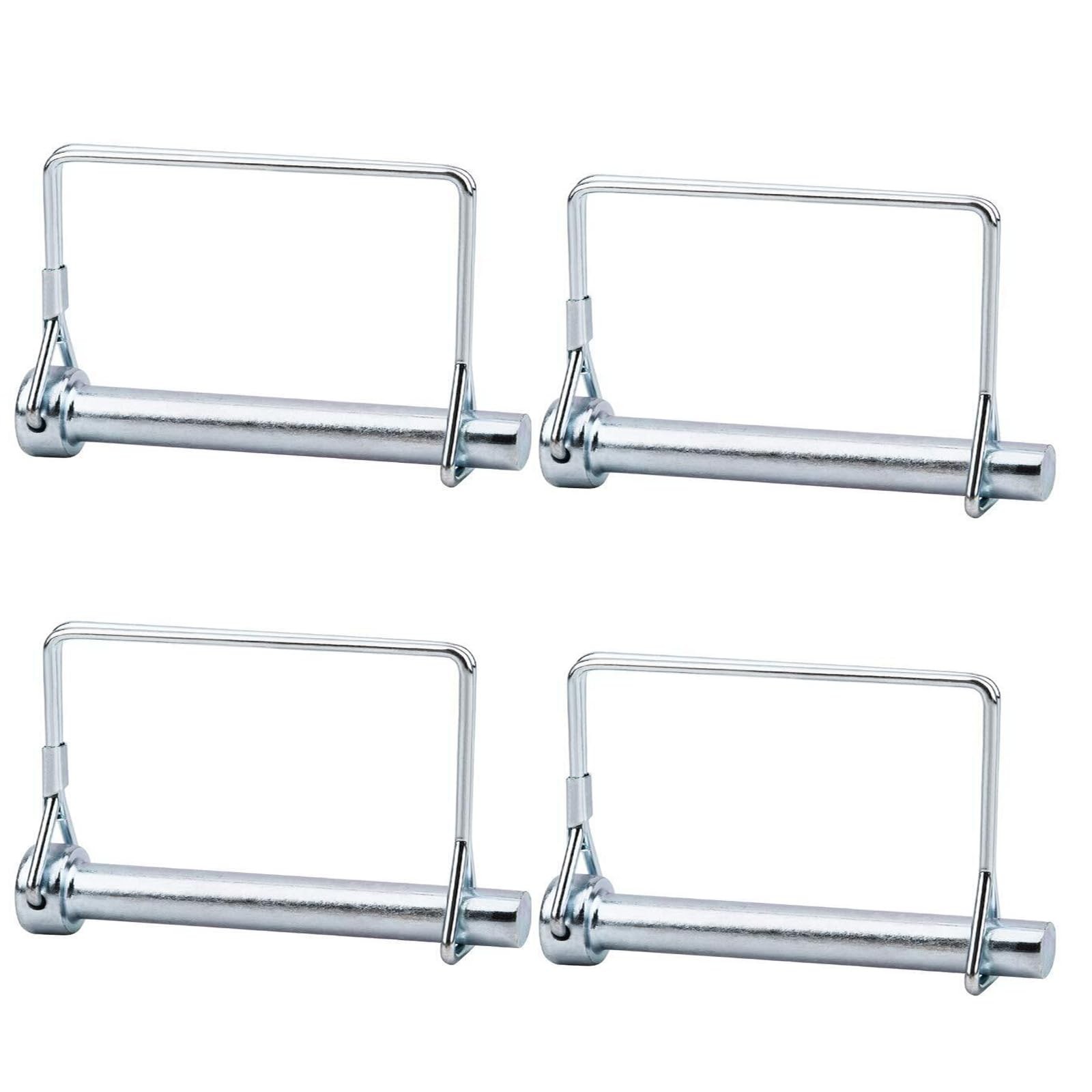 Truleego 8 Pack Trailer Coupler Pin 3/8X4In Towing Hitch Pin Heavy Duty Wire