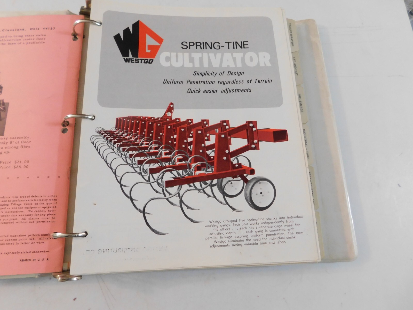 BROYHILL LINE FARM EQUIPMENT BROCHURES EMPIRE PLOW WESTGO LOADERS GANDY DANUSER