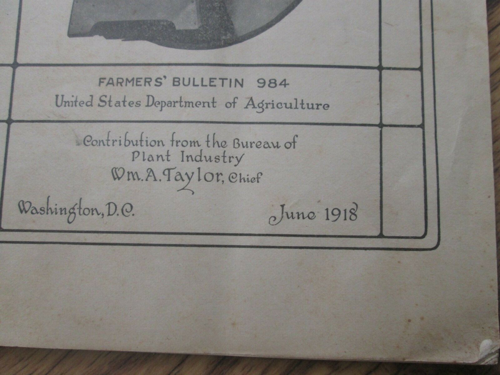 1918 US Department of Agriculture Farm Bulletin 984 – Drying of Fruits & Veggies