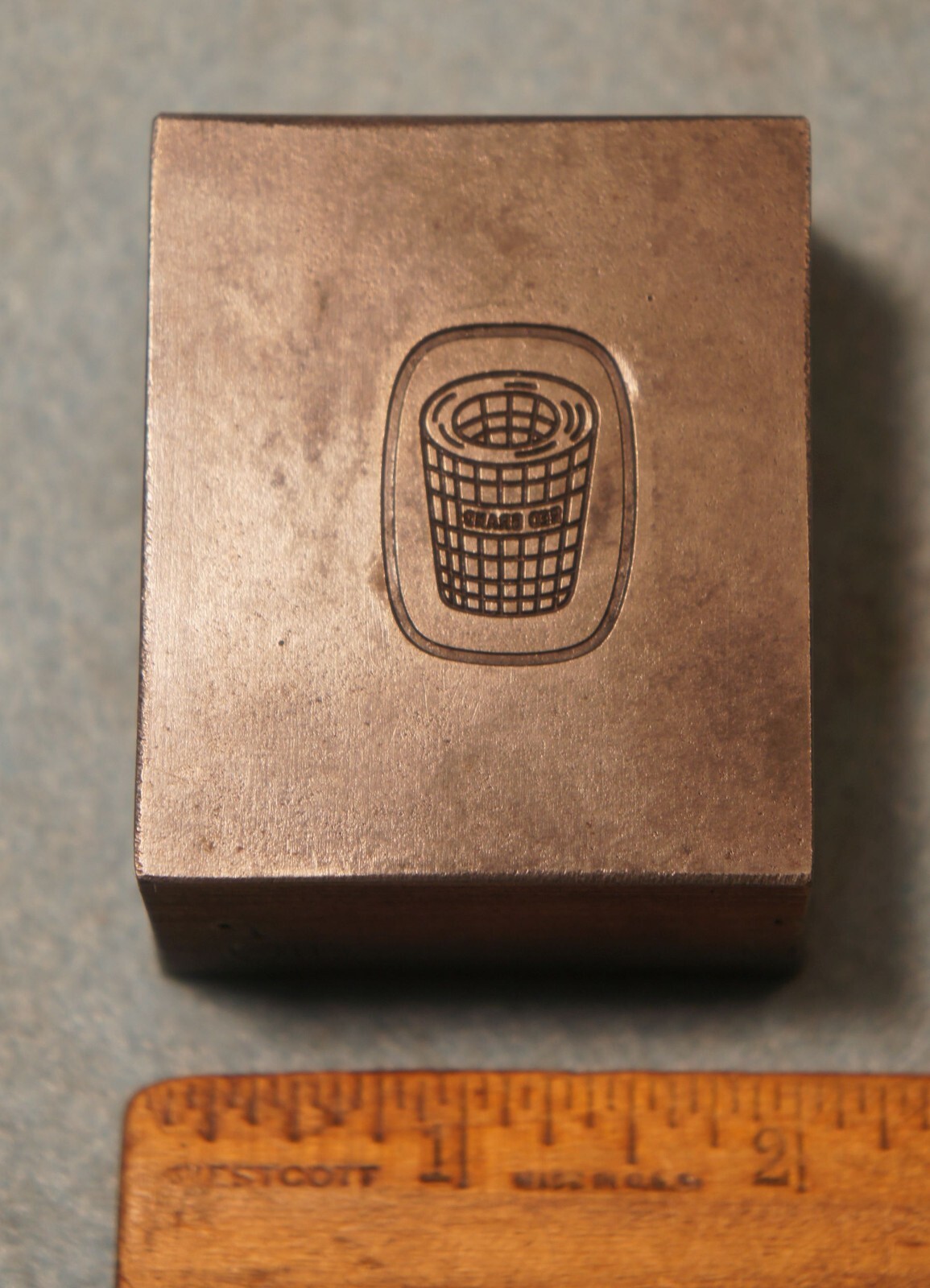 1958 KEYSTONE WIRE Red Brand Fence Pin STEEL STAMPING DIE Robbins RBX425