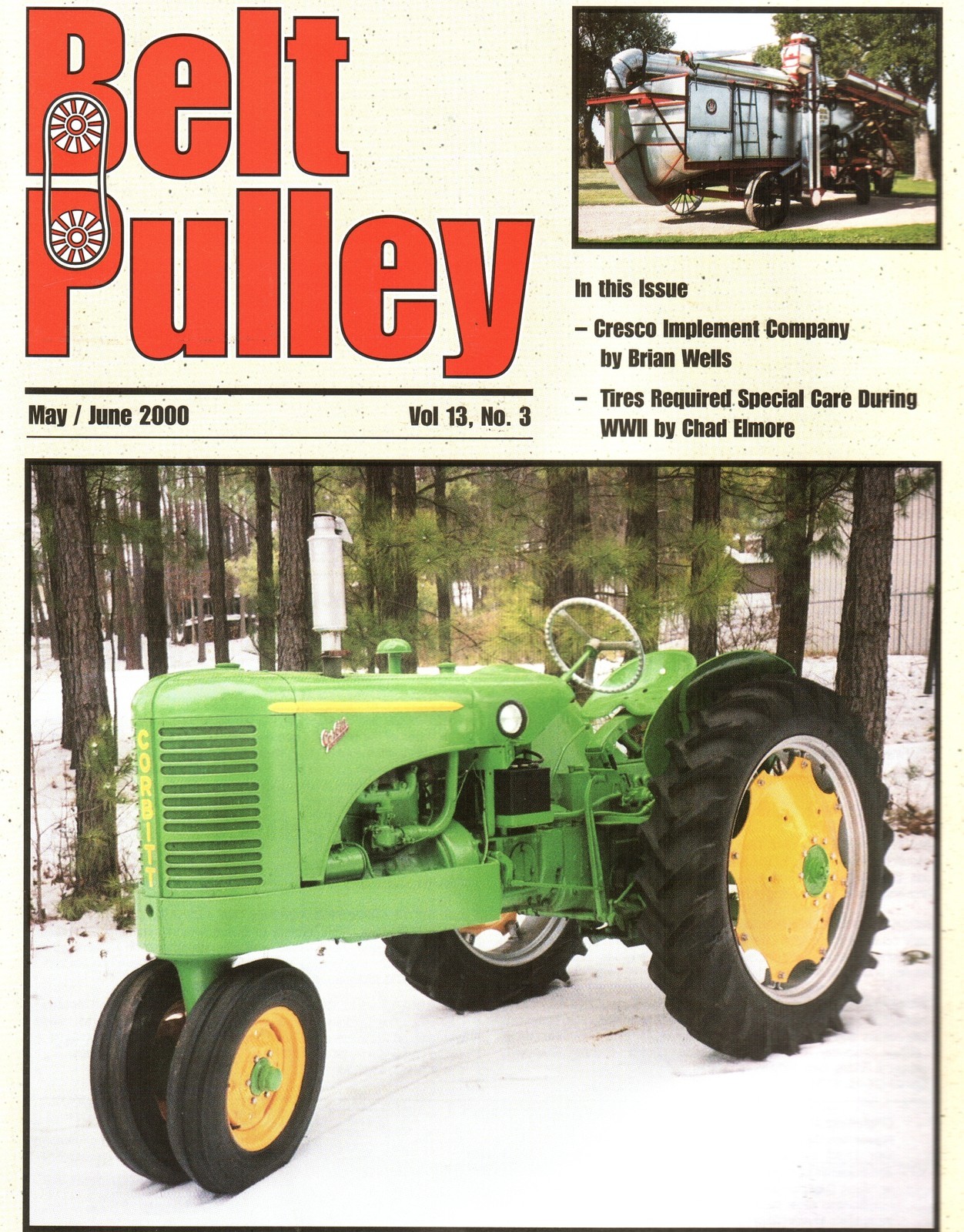 CORBITT Tractors, Cresco Implement, Tires during WWII