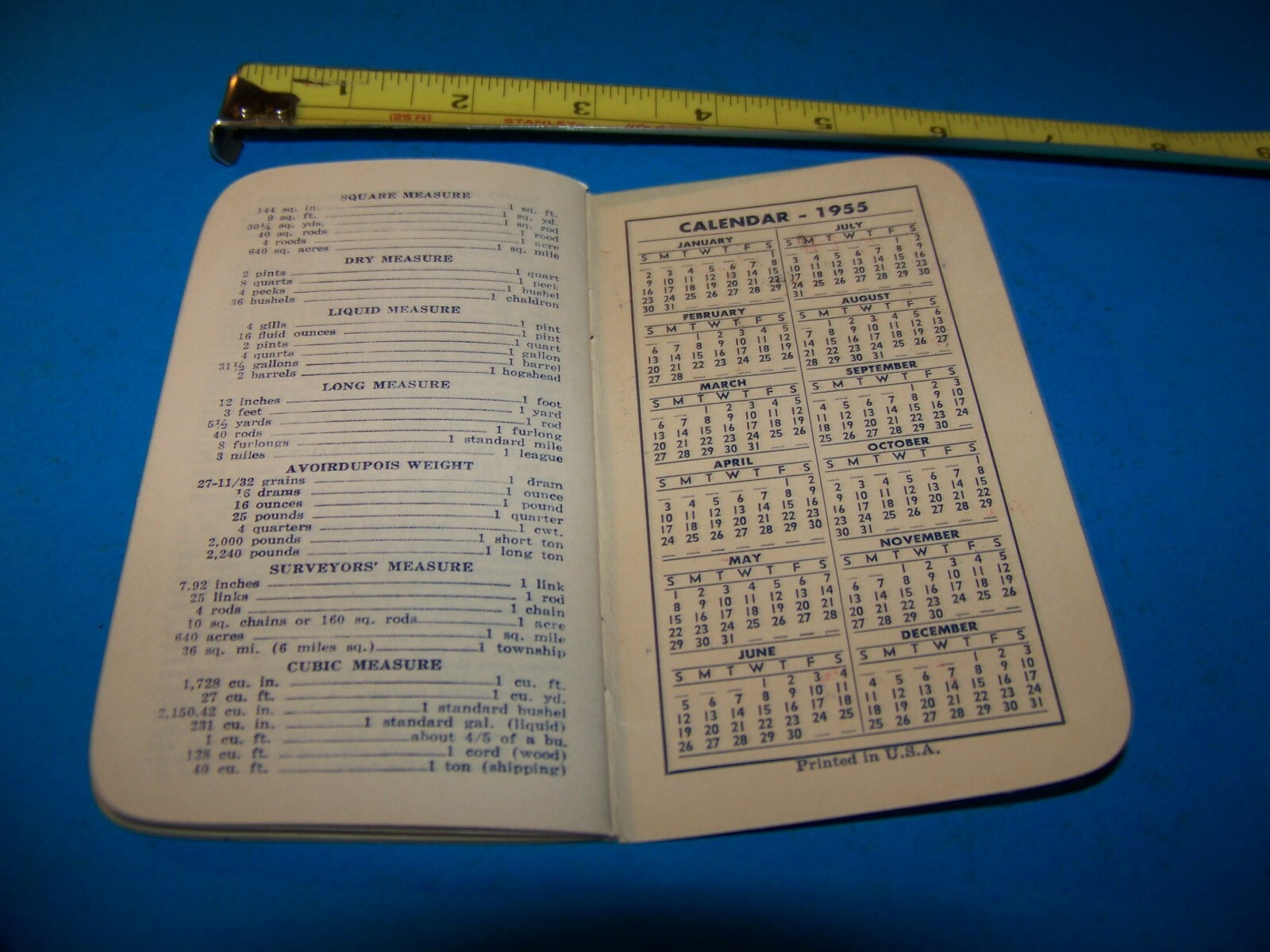 Royster Fertilizer « Daily Reminder » Memo Booklet 1954 F.S. Royster Guano Comp.