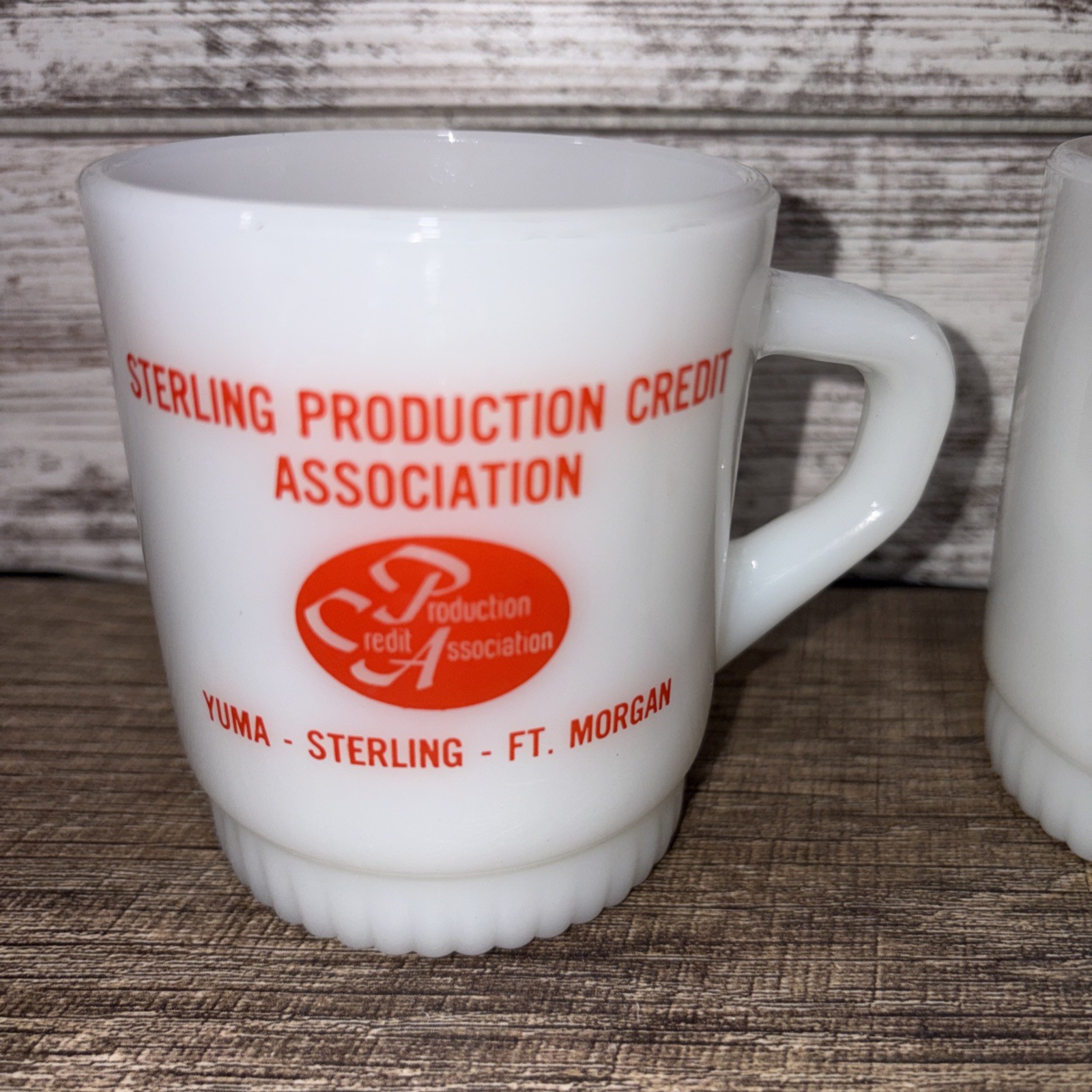 VNTG Production Credit Assc. Agriculture Loans Farm Mortgage Ad Coffee Mugs (2)